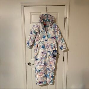 Searipe- Girls Tie-Dye Snowsuit, Size 150 (XL)